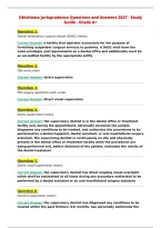 Oklahoma Jurisprudence Questions and Answers 2027 - Study&NewLine;Guide - Grade A&plus;