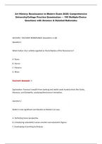Art History Exam &ndash; Practice Questions & Answers
