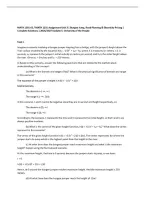 MATH 1201-01 &sol; MATH 1201 Assignment Unit 3 &vert; Bungee Jump&comma; Road Planning & Electricity Pricing &vert; Complete Solutions &vert; 2026&sol;2027 Updated &vert; University of the People