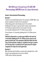 BIO 290 Exam 3 Actual Exam V3 &vert; BIO 290 Pharmacology &lpar;BIO290 Exam 3&rpar; &vert; Joyce University