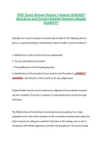 RHIT Exam Review Domain 2 Newest 2026&sol;2027 &NewLine;Questions and Correct Detailed Answers Already &NewLine;Graded A&plus; 