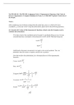 MATH 1201-01 &sol; MATH 1201 Assignment Unit 6 &vert; Trigonometric Functions&comma; Unit Circle & Inverse Trigonometry &vert; Complete Solutions for Tasks 1&ndash;4 &vert; 2026&sol;2027 Updated &vert; University of the People