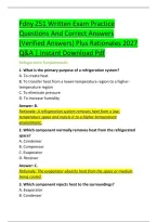 Fdny Z51 Written Exam Practice &NewLine;Questions And Correct Answers &NewLine;&lpar;Verified Answers&rpar; Plus Rationales 2027 &NewLine;Q&A &vert; Instant Download Pdf 