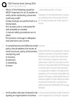 CISA Practice Exam Spring 2024 &vert; Verified Certified Information Systems Auditor Study Guide & Questions