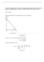 MATH 1201 Assignment Unit 7 &vert; Trigonometric Identities&comma; Double-Angle Formulas & Trigonometric Equations &vert; Complete Solutions for Tasks 1&ndash;4 &vert; 2026&sol;2027 Updated &vert; University of the People