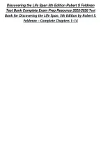 Discovering the Life Span 5th Edition Robert S Feldman Test Bank Complete Exam Prep Resource 2025&sol;2026 Test Bank for Discovering the Life Span&comma; 5th Edition by Robert S&period; Feldman &ndash; Complete Chapters 1&ndash;14