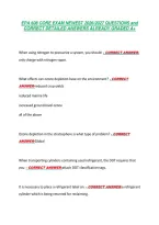 Epa 608 Core Exam Newest 2026&sol;2027 Questions And &NewLine;Correct Detailed Answers Already Graded A&plus; 
