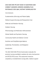  Ngn Hesi Pn Exit Exam V3 Questions And Correct Answers &lpar;Verified Answers&rpar; Plus Rationales 2026 Q&A &vert; Instant Download Pdf