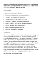 Apmp Foundation Certification Exam Questions And Correct Answers &lpar;Verified Answers&rpar; Plus Rationales 2026 Q&A &vert; Instant Download Pdf&period;