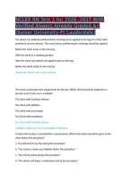 NCLEX RN Test 1 for 2026 &sol;2027 With Verified Answers Already Graded A&plus; &lpar;Keiser University-Ft Lauderdale&rpar;