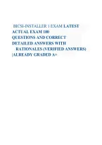 BICSI Installer 1 Exam 2027 Practice Questions and Detailed Answers