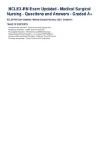 NCLEX-RN Exam Updated - Medical Surgical&NewLine;Nursing - Questions and Answers - Graded A&plus;