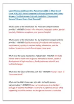 Uconn Nursing 1130 Exam One Actual Exam 2026 &vert;&vert; Most Recent &NewLine;Exam 2026&vert;2027 Actual Complete Real Exam Questions And Correct &NewLine;Answers &lpar;Verified Answers&rpar; Already Graded A&plus; &vert; Guaranteed &NewLine;Success&excl;&excl; Newest Exam &vert; Just Released&excl;&excl; 