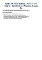 NCLEX-RN Exam Updated - 10 Versions - Best Ones - Questions and Answers - Graded A&plus; 
