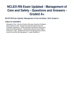 NCLEX-RN Exam Updated - Management of&NewLine;Care and Safety - Questions and Answers &NewLine;Graded A&plus;