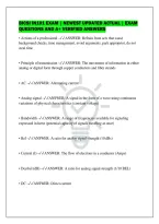 Bicsi In101 Exam &vert; Newest Updated Actual &vert; Exam&NewLine;Questions And A&plus; Verified Answers