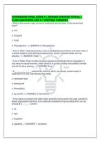 Divemaster Final Exam A &vert; Newest Updated Actual &vert;&NewLine;Exam Questions And A&plus; Verified Answers