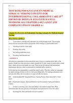 Ignatavicius Medical-Surgical Nursing 10th Ed Test Bank &vert; Chapters 1&ndash;69