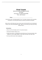 EEE 335 Analog and Digital Circuits Midterm and Final Exams Bundle with complete solutions&period;