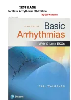 TEST BANK &mdash; Basic Arrhythmias&comma; 8th Edition &mdash; Gail Walraven &mdash; ISBN 9780134380995 &vert; All Chapters 