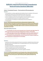 NURS 6521 Package Deal &lpar;PDF&rpar; &vert; 2026&ndash;2027 &vert; Advanced Pharmacology &vert; Walden University