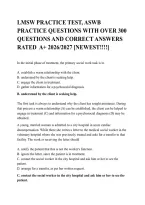 LMSW & LSW ASWB Exam Prep 2026-2027&colon; 151 Practice Questions with Detailed Answers & Full Explanations for Social Work Licensure