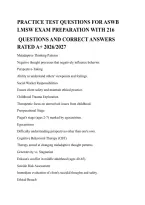 LMSW & ASWB Exam Prep 2026-2027&colon; 216 Practice Questions with Detailed Answers & Key Concepts for Social Work Licensure