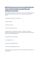 Nrnp 6552 Advanced Practice Nursing Exam 2026-2027 Latest Updated Version 120 Questions And Answers Just Released &period;Pdf&NewLine;&NewLine;