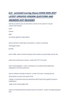 Bcit - Perinatal Nursing Theory Exam 2026-2027 Latest Updated Version Questions And Answers Just Released&period;pdf&NewLine;&NewLine;