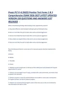 Praxis Plt K&ndash;6 &lpar;5622&rpar; Practice Test Forms 1 & 3 Comprehensive Exam 2026-2027 Latest Updated Version 150 Questions And Answers Just Released &period;Pdf&NewLine;&NewLine;