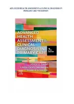 Test Bank for Advanced Health Assessment & Clinical Diagnosis in Primary Care&comma; 7th Edition by Joyce E&period; Dains&comma; Linda Ciofu Baumann & Pamela Scheibel &ndash; All Chapters 1&ndash;43&comma; Complete with Verified Answers & Detailed Rationales &lpar;2026&sol;2027 Edition&rpar;