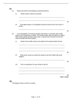 AQA A-Level Biology&colon; Monomers and Polymers Question Pack 