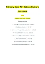 Primary Care 7th Edition Buttaro Test Bank 