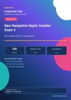 New Hampshire Septic Installer Exam 3 &ndash; Site Conditions&comma; Setbacks&comma; EDAs & Troubleshooting &ndash; 100 Questions