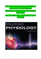 Official Test Bank for Human Physiology&comma; 16th Edition&comma; Stuart Fox Krista Rompolski &vert; Latest Update 2026&sol;2027
