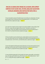 Ena Esi 2&period;0 Exam &sol;Ena Triage Esi 2&period;0 Exam&colon; 100&percnt; Expert &NewLine;Verified Study Guide Real Testing 2026&vert;2027 Questions &NewLine;Detailed Answers And Instructor Note For A&plus; &NewLine;Guaranteed Pass