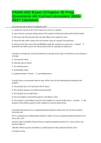 FNAN 522 Exam &lpar;Chapter 9&rpar; Prep Questions All Correct Answers 2026-2027 Updated&period;