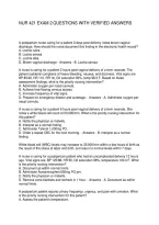 Nur 421 Exam 2 Questions With Verified Answers