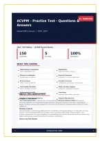 &NewLine;ACVPM Veterinary Preventive Medicine Practice Test 2026&sol;2027 &ndash; Questions and Answers &vert; Complete Verified Answers &vert; Detailed Rationales &ndash; Pass Guaranteed &ndash; A&plus; Graded