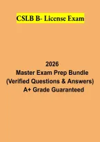 CSLB B License Exam 2026 &vert; California General Building Contractor Study Guide & Practice Questions