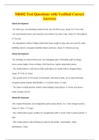 NR602 Test Questions with Verified Correct&NewLine;Answers