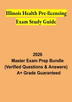 Illinois Health Pre-Licensing Exam Study Guide 2026 &vert; Health Insurance License Practice Questions & Test Prep