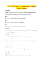 NSG 3850 Exam 4 Questions with Verified&NewLine;Correct Answers