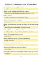 ABO ADVANCED Questions with Correct Answers &lpar;Grade A&plus;&rpar;