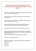 FDNYC G60 Practice Exam With Correct Actual Questions And &NewLine;Correctly Well Defined Answers Latest Already Graded A&plus; &vert; &vert; verified &NewLine;by experts &period;