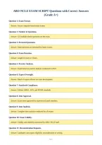 ABO-NCLE EXAM SCRIPT Questions with Correct Answers&NewLine;&lpar;Grade A&plus;&rpar;