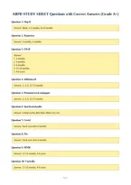 ABPD STUDY SHEET Questions with Correct Answers &lpar;Grade A&plus;&rpar;