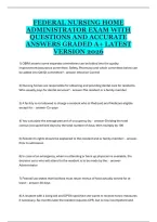Federal Nursing Home Administrator Exam &ndash; Complete Exam Study Guide and Practice Questions