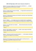 ABSA 4B Questions with Correct Answers &lpar;Grade A&plus;&rpar;