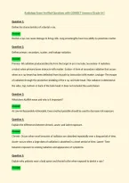 Radiology Exam Verified Questions with CORRECT Answers &lpar;Grade A&plus;&rpar;